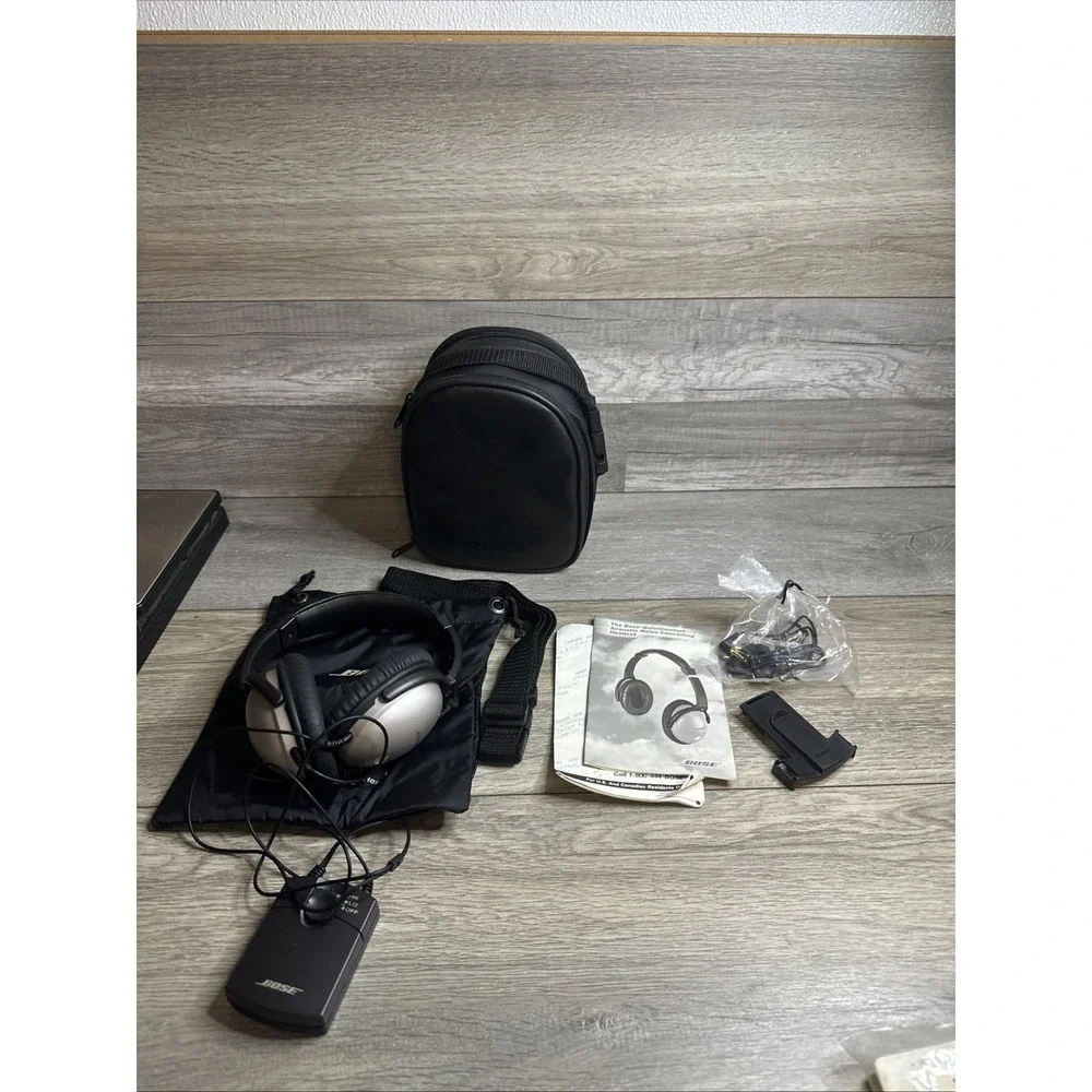 BOSE QC-1 QuietComfort Acoustic Noise Cancelling Headset Headphones Accessories